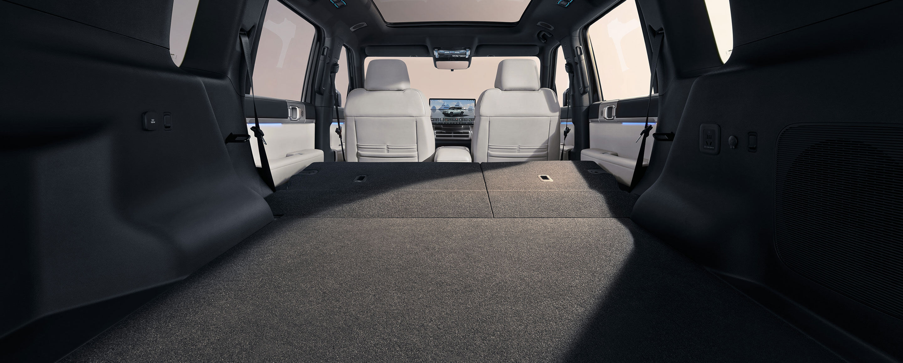 方程豹钛7官方车内储物空间图